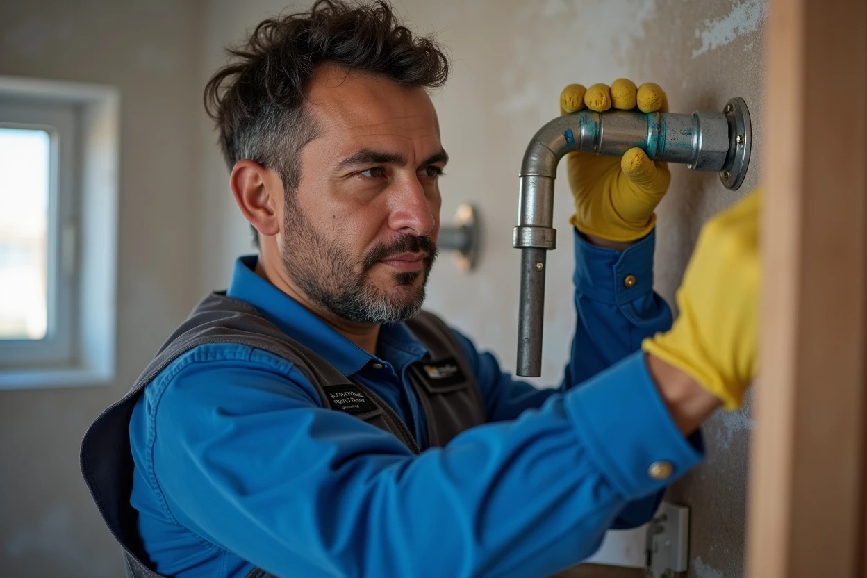 Inspección inicial de área con humedad